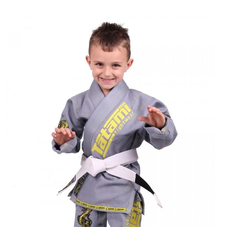 Tatami x Meerkatsu "Animal" Grey Children's BJJ Gi