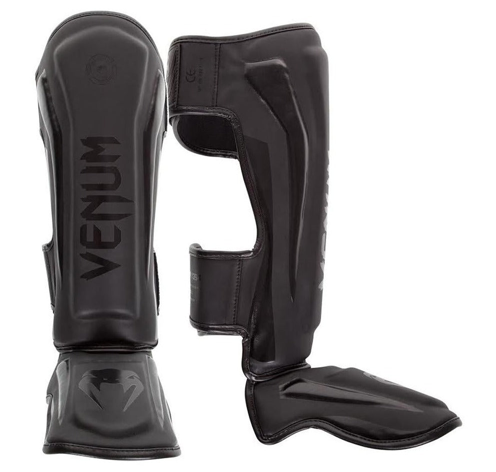 Venum Elite Standup Shinguards - Matte/Black